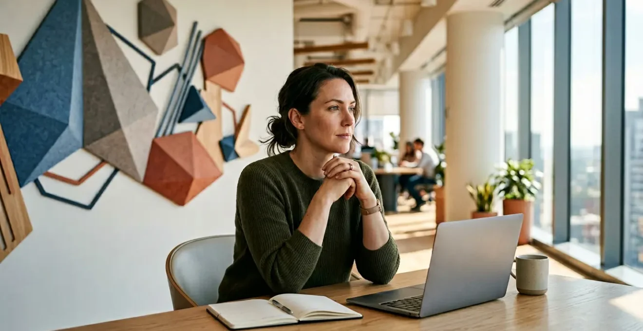 Adulte en formation intensive devant un ordinateur dans un environnement de bootcamp moderne