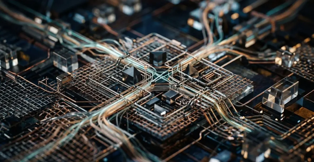 Vue macro d'éléments représentant l'architecture logicielle et la documentation technique